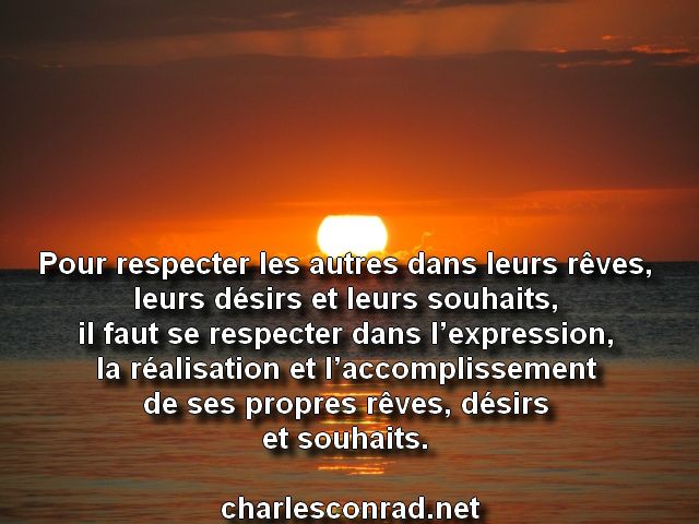 Réflexions en respect